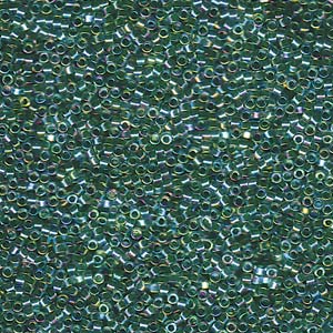 Miyuki Delica 11/0 Lined Glass Seed Beads Lime AB