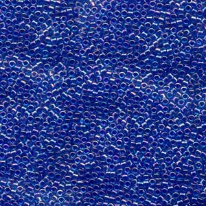 Miyuki Delica 11/0 Lined Glass Seed Beads Blue Violet AB