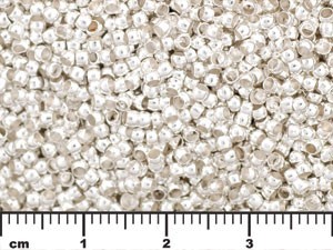 Silver Tone Round Crimp Beads 5.0 grams