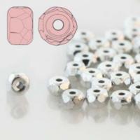Czech Glass Fire Polished Micro Spacer Beads 2x3mm Full Labrador x50pc