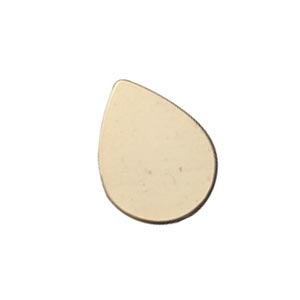 Gold Filled Teardrop 13x9.8mm 26g Stamping Blank x1