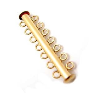Gold Filled 41mm 7-Strand Tube Clasp x1