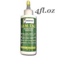 Beacon Gem Tac Fabric Glue Adhesive 4fl.oz (118ml)