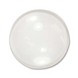Domed Cabochon Transparent Glass 25mm (x7.3mm) Round x1