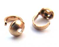 Gold Filled 3mm 0.28 hole Bead Tip x1