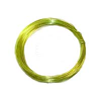 Green Chartreuse Coloured Copper Craft Wire 24g 0.50mm - 15 metres
