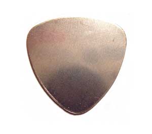 Nickel Silver Small Guitar Pick 22x21.7mm 24g Stamping Blank x1