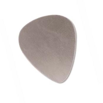 Sterling Silver Guitar Pick 30.3x25.6mm 24g Stamping Blank x1