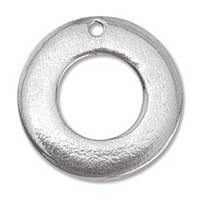 Pewter Soft Strike Washer 24mm (6mm band) 16g Stamping Blank x1