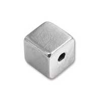 Pewter Soft Strike Cube 9mm 3/8” Stamping Blank x1