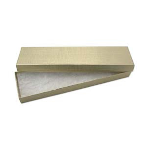Jewellery Gift Boxes Gold Foil 8x2x7/8in, 205x53x24mm