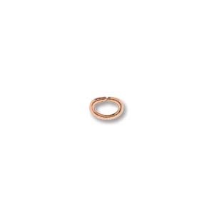 Copper Plated Oval 3x4mm Jump Rings x144