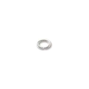 Silver Plated Oval 3x4mm Jump Rings x144