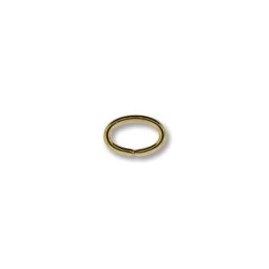 Gold Plated Oval 4x6mm Jump Rings x144