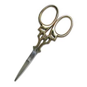 Beadsmith 3 3/4" Ornate Thread Scissors - Beading Tools