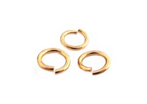 Gold Tone Jump Rings ~ 4mm 20g x 9gms approx 170