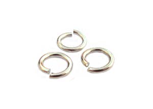 Silver Tone Jump Rings ~ 4mm 20g x 9gms approx 170
