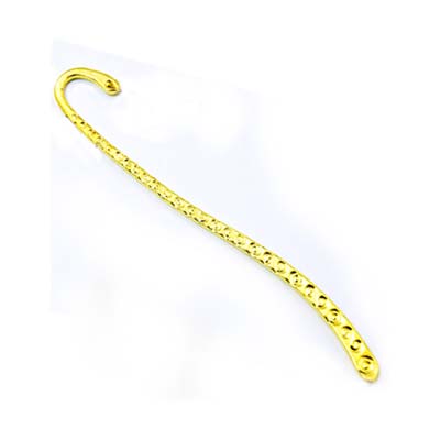 Bookmark for Beading - Swirly Scroll 86mm Gold Tone