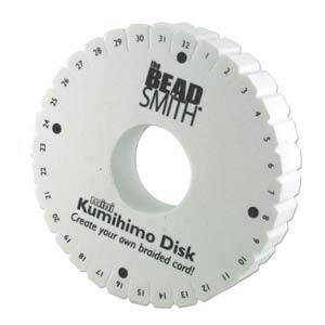 Beadsmith Kumihimo Double Density 4.25 inch Round Braiding Disk Disc