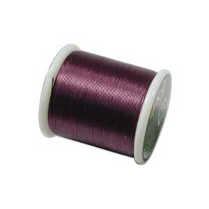 KO Beading Thread, Dark Purple, 50m, 55 yds