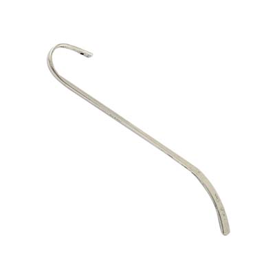 Bookmark for Beading - Plain Solid 125mm Silver Tone