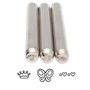 Whimsy Trio (3-piece Set) Metal Stamping Design Punches - Beadsmith