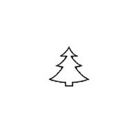 Stamping Tool Design - Christmas Fir Tree 6mm Pattern Punch Steel Stamp