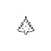 Stamping Tool Design - Christmas Tree 6mm Pattern Punch Steel Stamp 