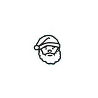 Stamping Tool Design - Santa Claus Father Christmas 6mm Pattern Punch Steel Stamp