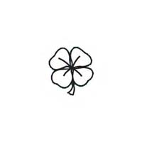 Stamping Tool Design - Lucky Four Leaf Clover 6mm Pattern Punch Steel Stamp