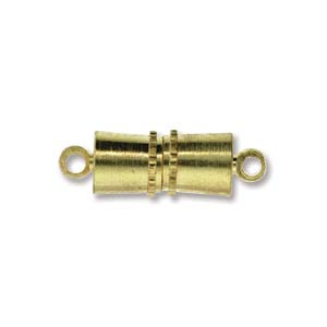 Magnetic Barrel Clasp 11x5mm Gold Plated x1