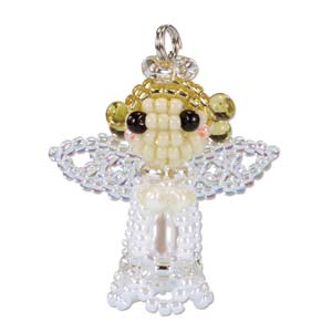 Miyuki Seed Beads - Mascot Fan KIT no. 40 - Christmas Angel Beaded Ornament