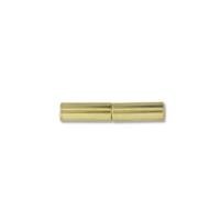 Kumihimo Glue in Magnetic Clasp 3.2mm id Gold Plated x1