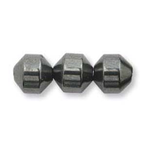 Magnetic Hematite Beads - 8mm Double Drum Bead x1