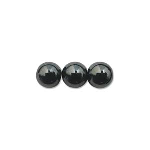 Magnetic Hematite Beads - 6mm Round Sphere Bead x1