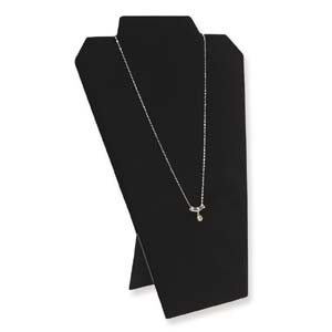 Necklace Jewellery Display 12.5" - Black Velvet