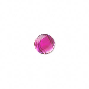 Cabochon - Paua Shell Pink 10mm Round x1