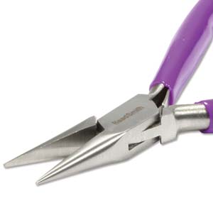 Beadsmith Purple - Super-Fine Chain Nose Pliers - Jewellery Tools