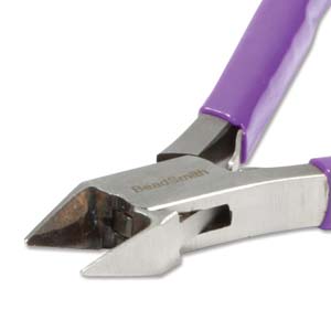 Beadsmith Purple - Super-Fine Side Cutter Pliers - Jewellery Tools