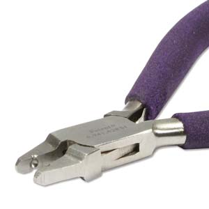 Beadsmith Magical Crimper Crimp Forming Pliers - Tool for .018-.019 wire Purple Handle