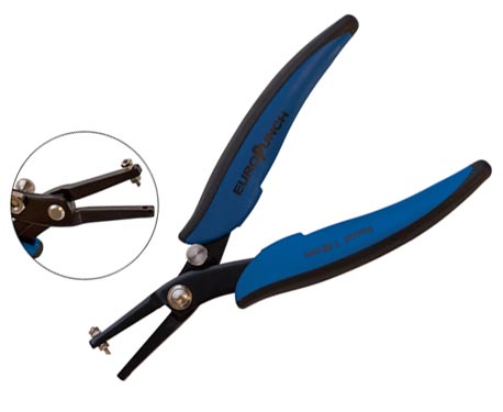 EuroPunch Round Hole Longneck Punch Pliers 1.5mm - up to 20ga
