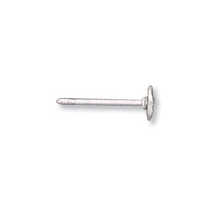 Silver Surgical Steel 4mm Flat Earring Post Studs Earposts x36pc