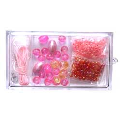 Beading Kit for Jewellery Making - Pink