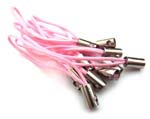 Mobile Cell Phone Charm Cords Pink x20