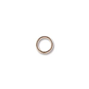 14kt Rose Gold Filled - 5mm 22g Jump Ring 3.8mm i.d x2 Closed
