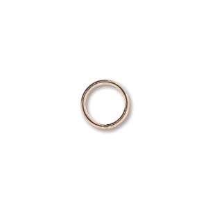 14kt Rose Gold Filled - 6mm 22g Jump Ring 4.8mm i.d x2 Closed
