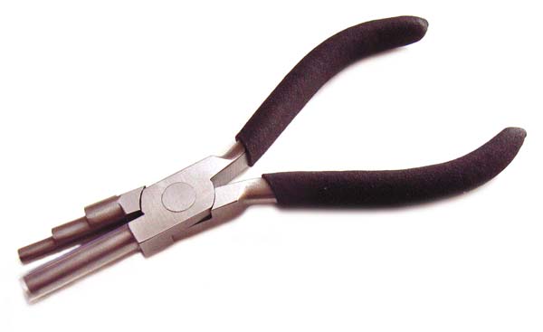 Beadsmith Little Wrapper Stepped Looping Pliers, 5mm 7mm & 10mm mandrel jaws