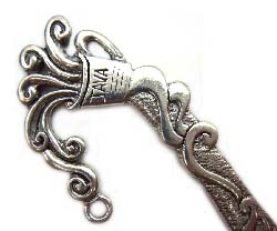 Java Coffee Silver Pewter Bookmark x1