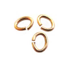 Gold Filled 14kt 5x3.5mm OVAL Open Jump Ring 4.1x2.3mm i.d x1