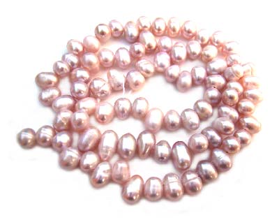 Deadstocked - Freshwater PEARL Beads Side Drilled Potato 5mm Antique Lavender